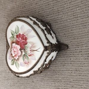 Vintage Porcelain Music Box